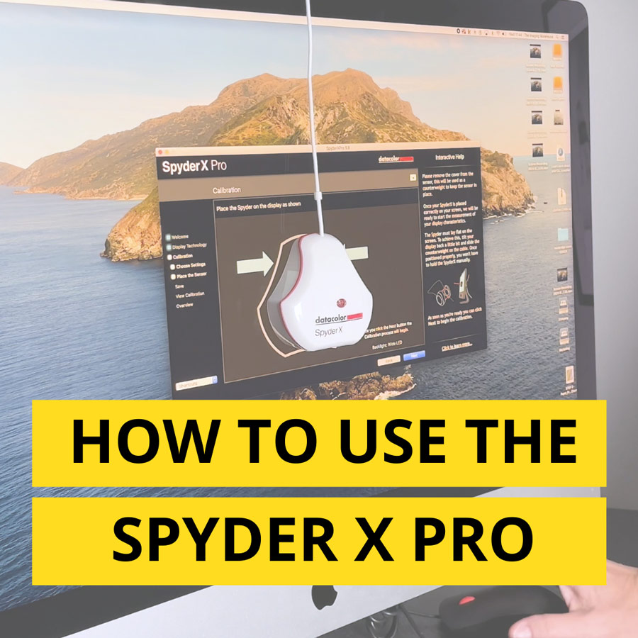 How to use the Spyder X Pro