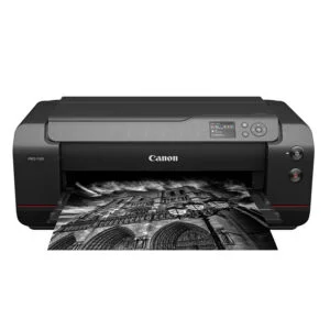 A Canon imagePROGRAF PRO 1100 with a print on it