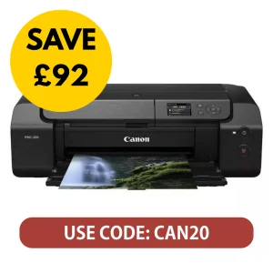 Display image of Canon Printer with discount offer
